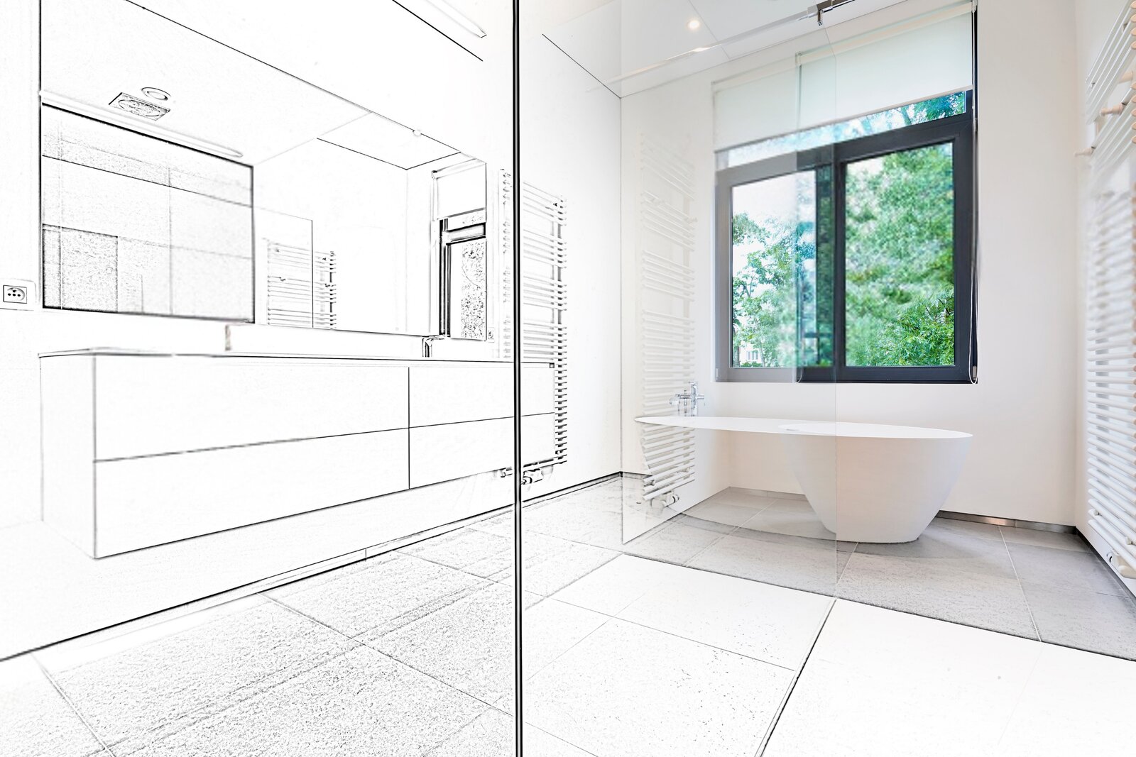 Badsanierung Visualisierung