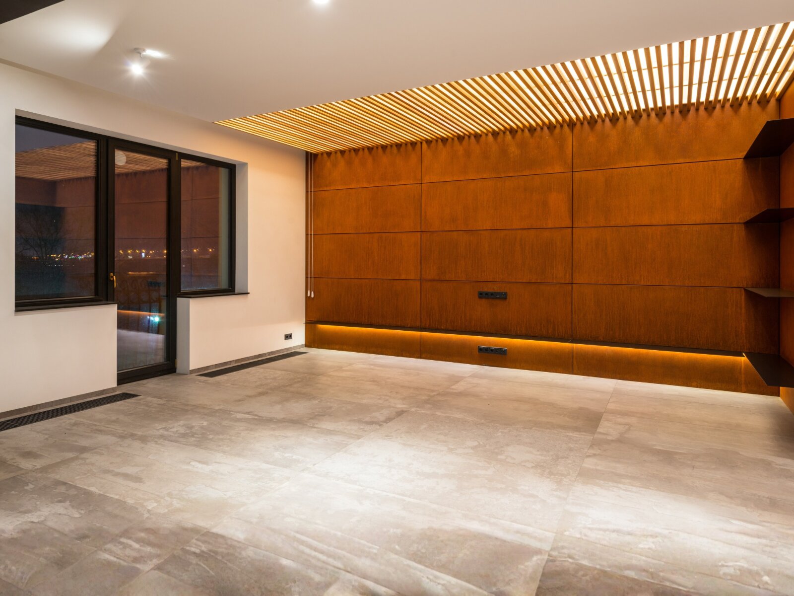 Großformatfliesen Wohnbereich