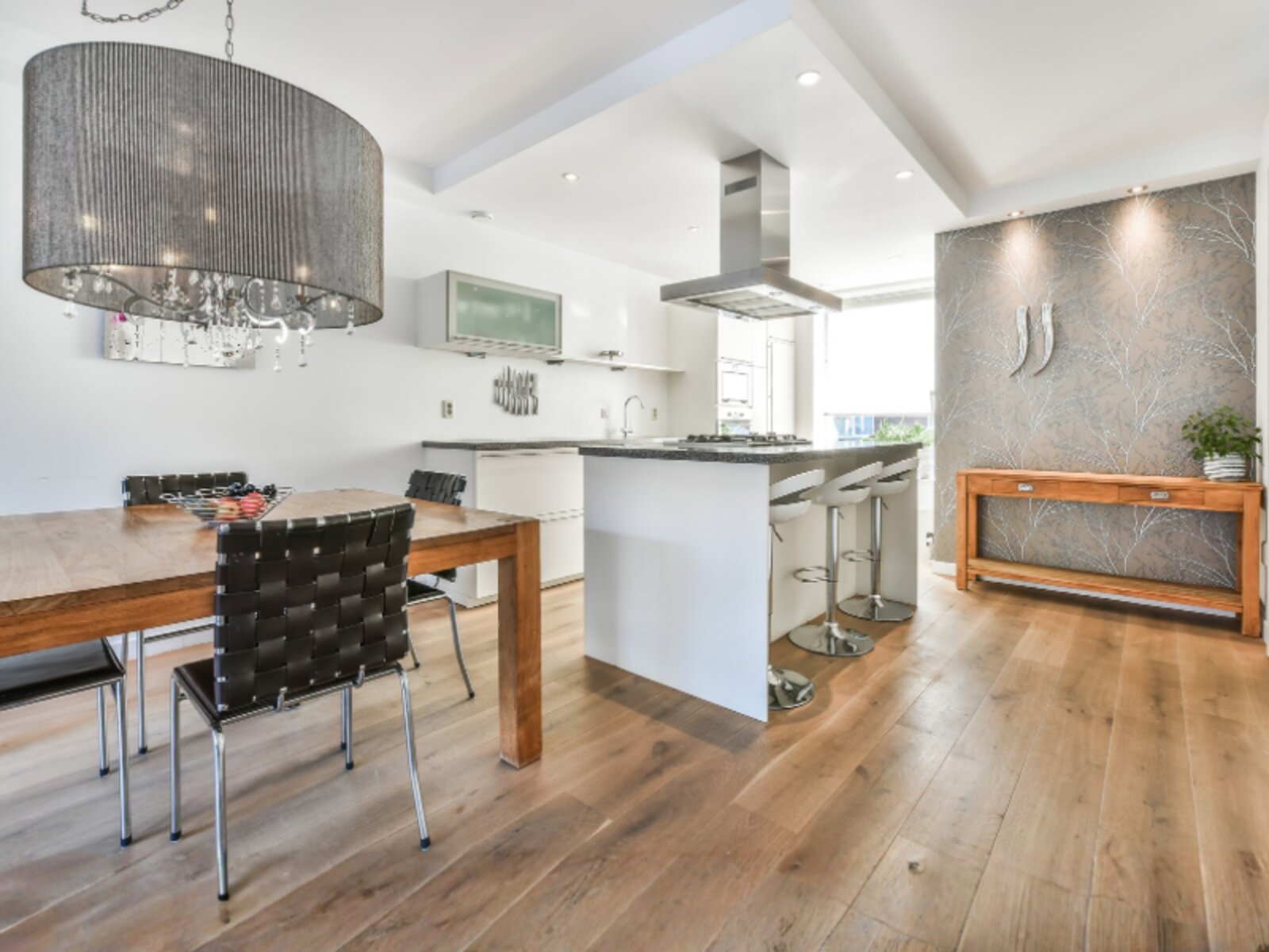 PVC-Boden in moderner Küche