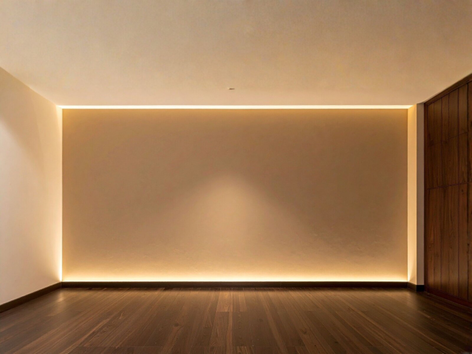 Trockenbau-Decke mit Beleuchtung